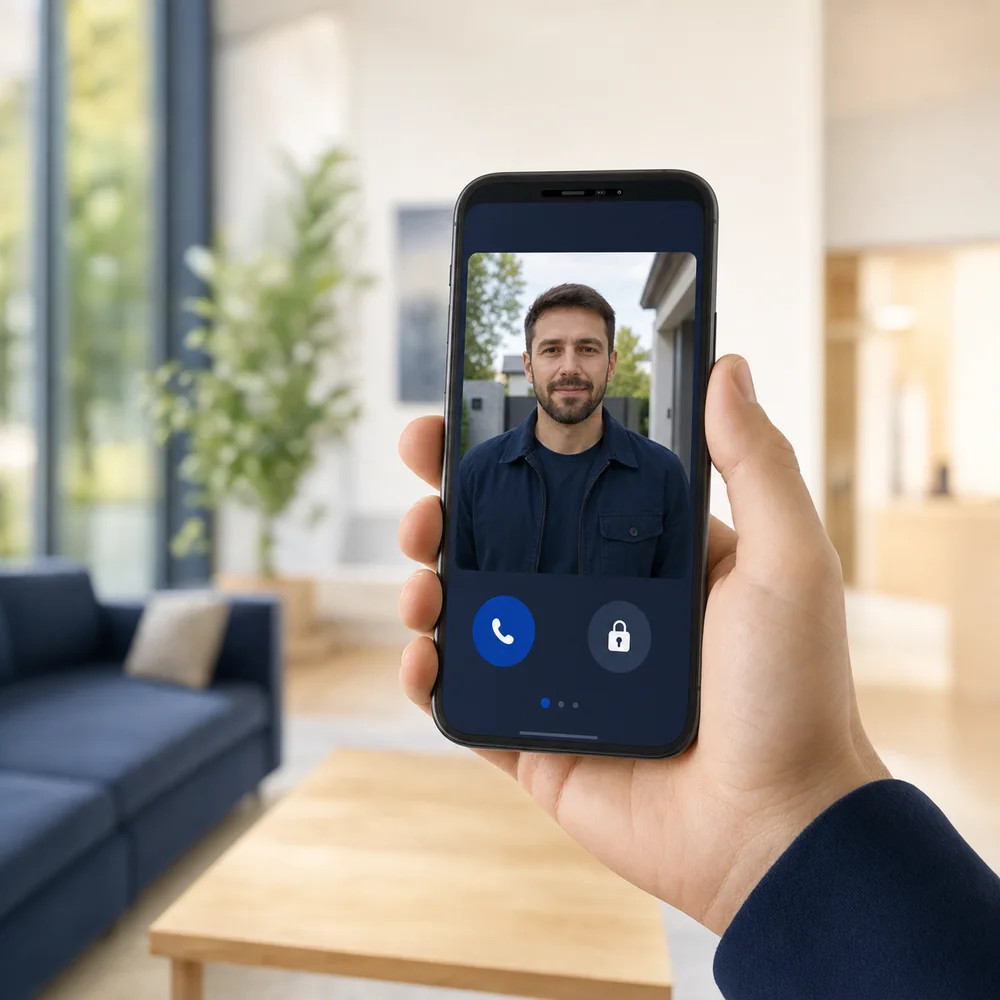 Videohovor z interkomu v mobilnej aplikácii